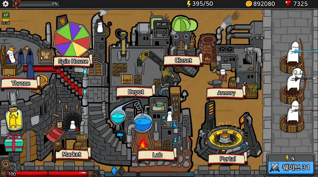 Arrow War [МОД: Все открыто, Дополнительные деньги и Меню MOD] Screenshot 2