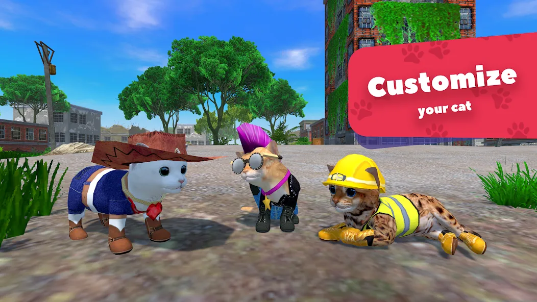 Cat Simulator - Animal Life [МОД: Много денег, Монет и Все открыто] Screenshot 3