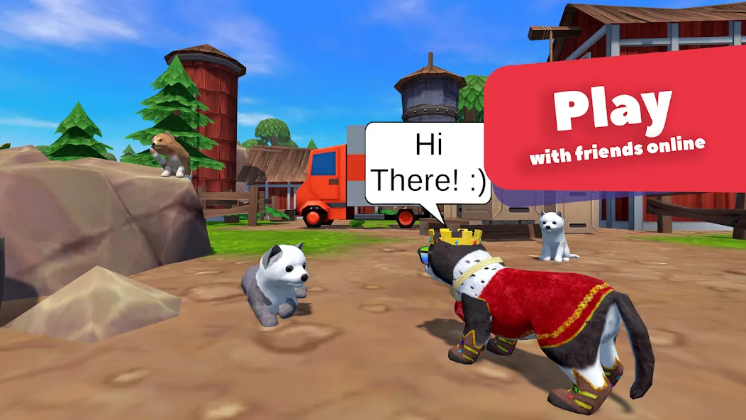 Dog Simulator - Animal Life [МОД: Меню, Бесконечные монеты и Открытые уровни] Screenshot 2
