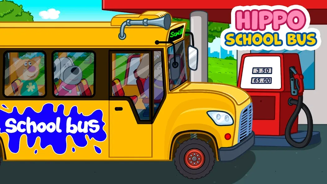 Kids School Bus Adventure [МОД: Много монет, Открытые уровни и Мега MOD] Screenshot 2
