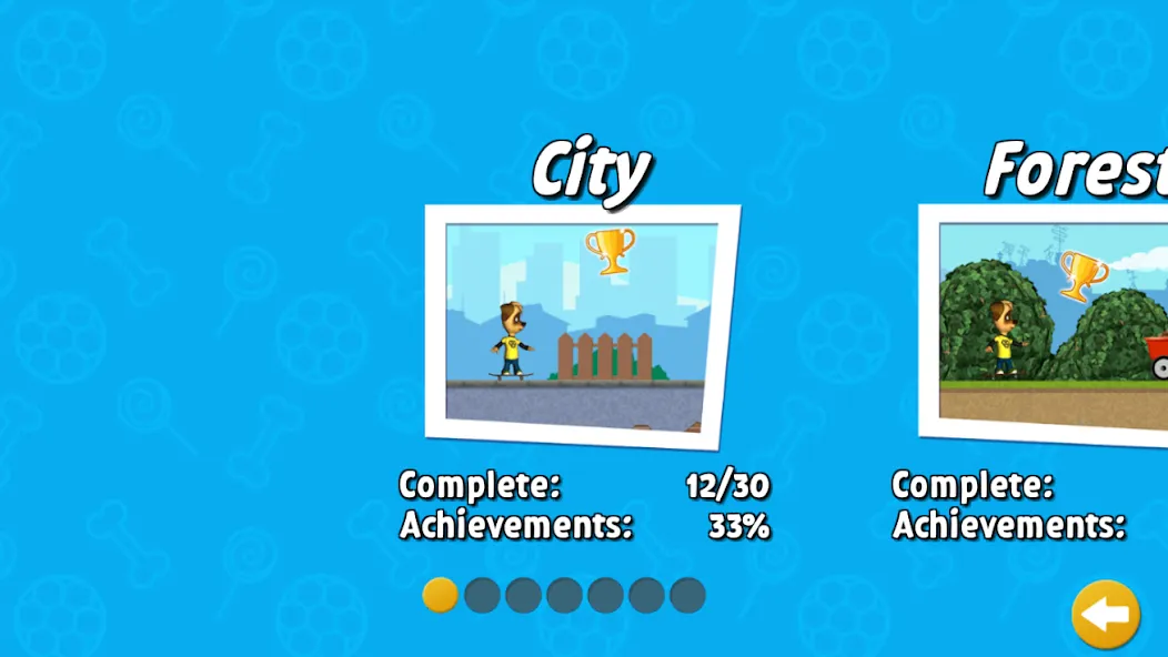 Pooches: Skateboard [МОД: Много монет, Открытые уровни и Мега MOD] Screenshot 2