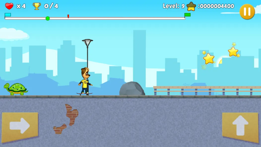 Pooches: Skateboard [МОД: Много монет, Открытые уровни и Мега MOD] Screenshot 4