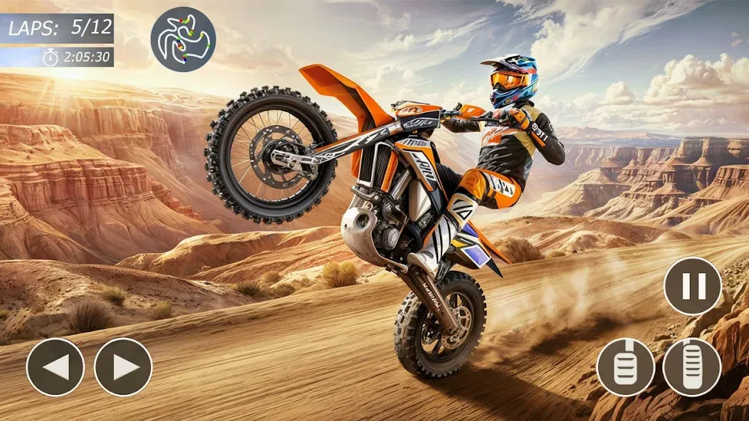 MX Bikes: Motocross Dirt bikes [МОД: Меню, Бесконечные монеты и Открытые уровни] Screenshot 3