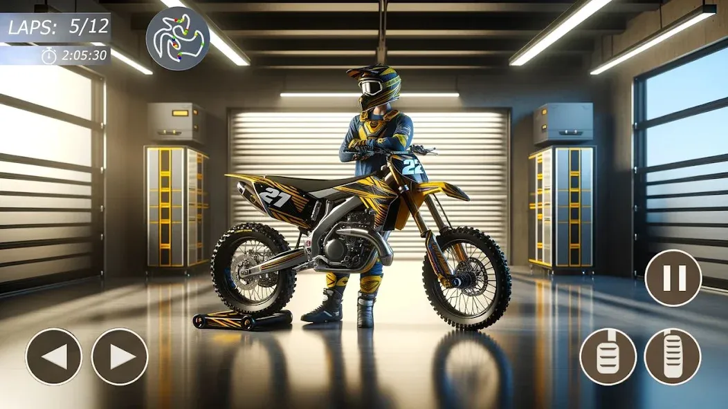 MX Bikes: Motocross Dirt bikes [МОД: Меню, Бесконечные монеты и Открытые уровни] Screenshot 4