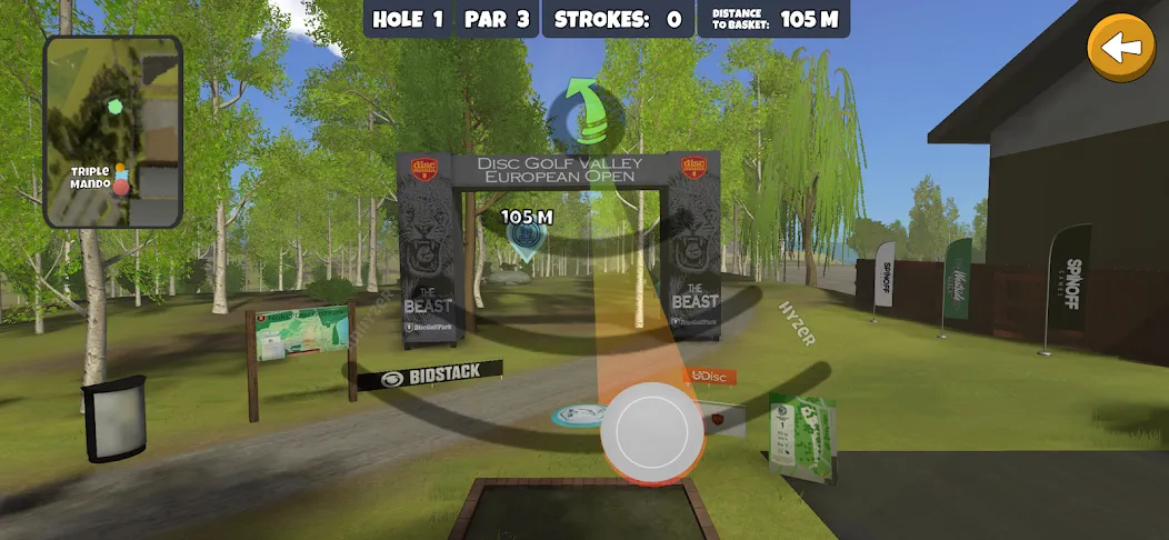 Disc Golf Valley (Диск Гольф Вэлли) [МОД: Деньги, Монеты и Меню MOD] Screenshot 1