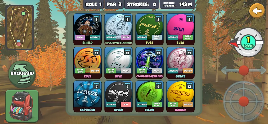 Disc Golf Valley (Диск Гольф Вэлли) [МОД: Деньги, Монеты и Меню MOD] Screenshot 3