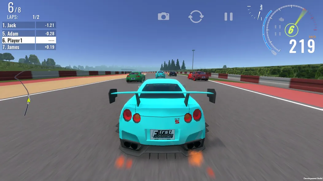 First Racer (Фрст Рейсер) [МОД: Деньги, Монеты и Меню MOD] Screenshot 1