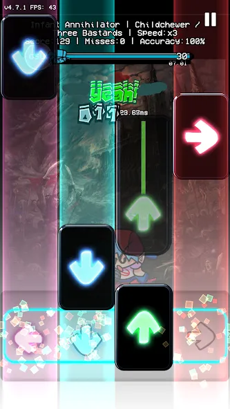 OsuAnime Bling Bang Bang Born (Уии Фанкин Етелед ФНФ Мод) [МОД: Много денег, Монет и Все открыто] Screenshot 2