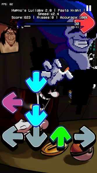 Hypno Mix Five Nights Battle (ФНФ Хипно Микс Пять Ночей) [МОД: Много денег, Монет и Все открыто] Screenshot 1