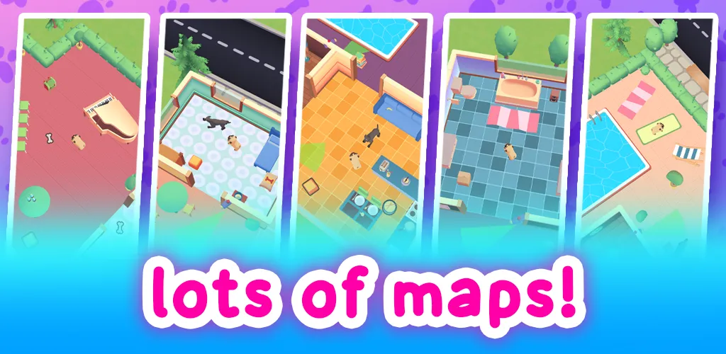 Hoootdogs Hide&Seek [МОД: Бесконечные деньги, Монеты и Мега MOD] Screenshot 1