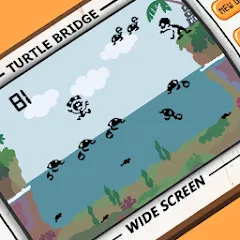Скачать Turtle: 90s & 80s arcade games (Туртл) [МОД: Меню, Бесконечные монеты и Открытые уровни] | Взлом Turtle: 90s & 80s arcade games на Андроид