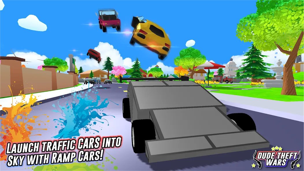 Dude Theft Wars Shooting Games (Дуд Тефт Варс) [МОД: Бесконечные деньги, Монеты и Мега MOD] Screenshot 5