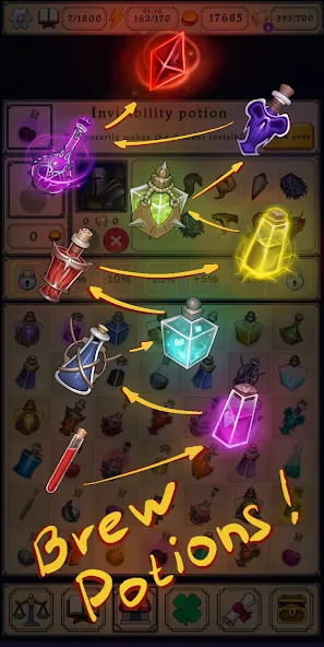 Potion shop: Alchemy Simulator (Пошоп) [МОД: Деньги, Монеты и Меню MOD] Screenshot 1