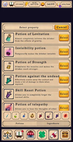 Potion shop: Alchemy Simulator (Пошоп) [МОД: Деньги, Монеты и Меню MOD] Screenshot 4