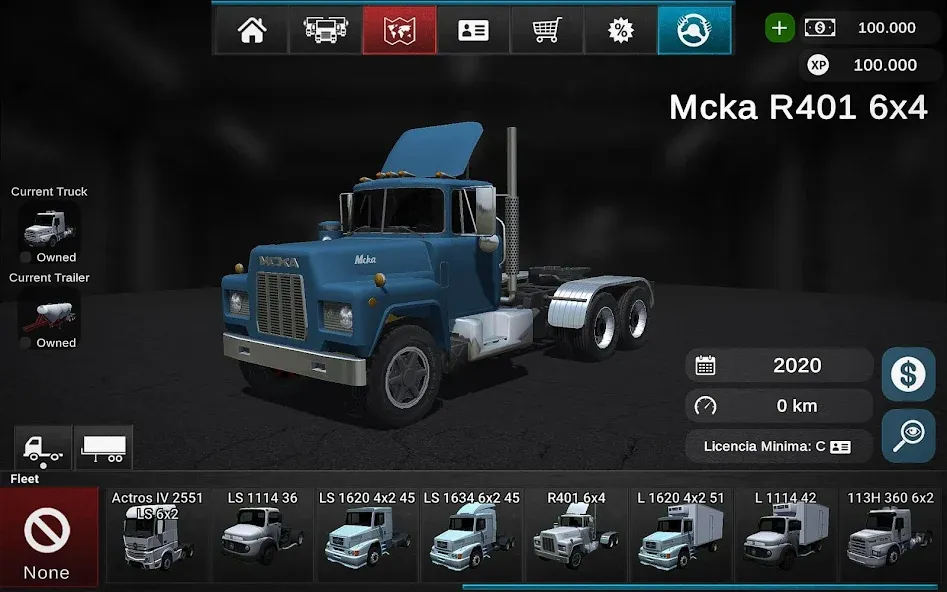 Grand Truck Simulator 2 (Гранд Трак Симулятор 2) [МОД: Все открыто, Дополнительные деньги и Меню MOD] Screenshot 1