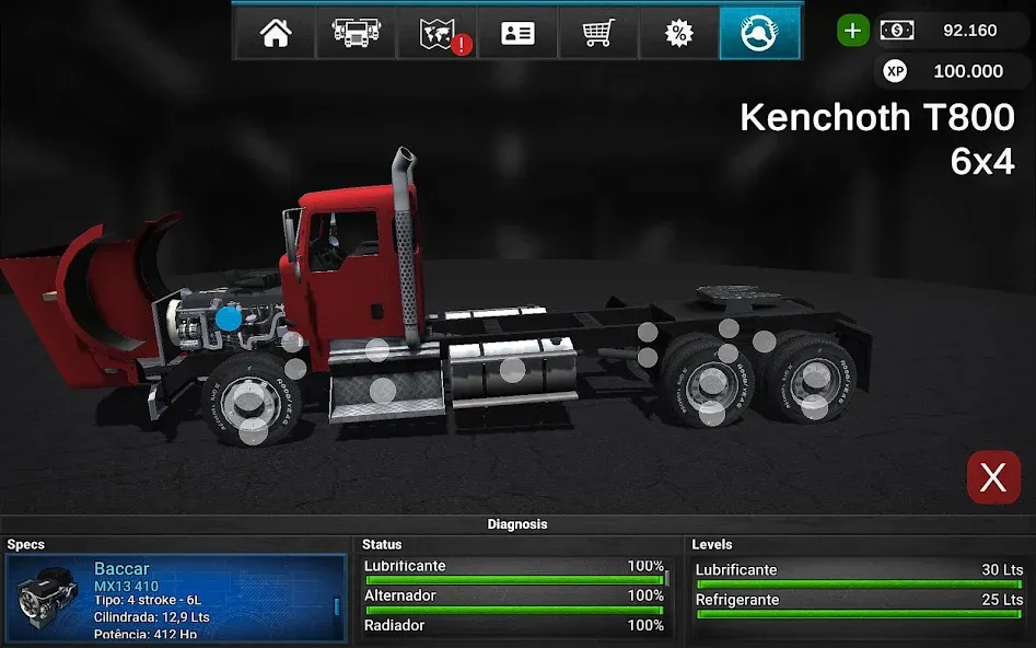 Grand Truck Simulator 2 (Гранд Трак Симулятор 2) [МОД: Все открыто, Дополнительные деньги и Меню MOD] Screenshot 2