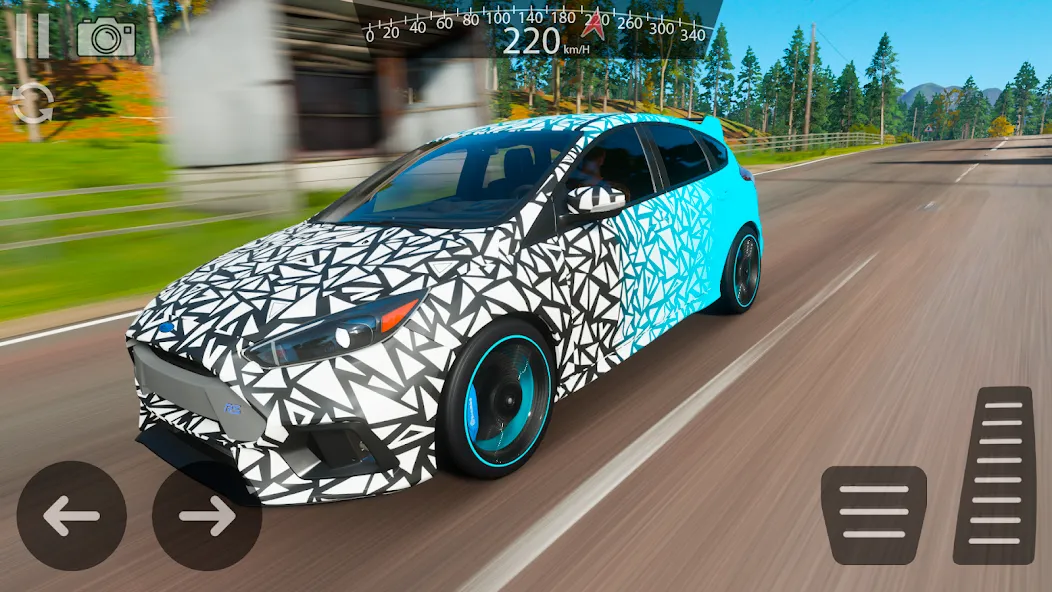 Drive Ford Focus RS Simulator (Драйв Форд Фокус РС Симулятор) [МОД: Деньги, Монеты и Меню MOD] Screenshot 3