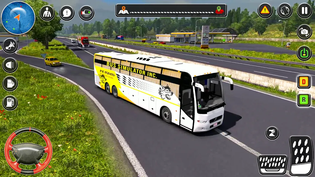 City Coach Bus City Bus Games [МОД: Деньги, Монеты и Меню MOD] Screenshot 1
