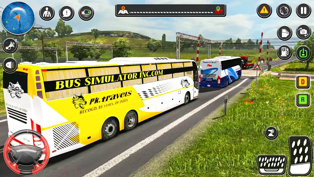 City Coach Bus City Bus Games [МОД: Деньги, Монеты и Меню MOD] Screenshot 2