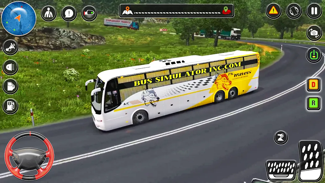 City Coach Bus City Bus Games [МОД: Деньги, Монеты и Меню MOD] Screenshot 4