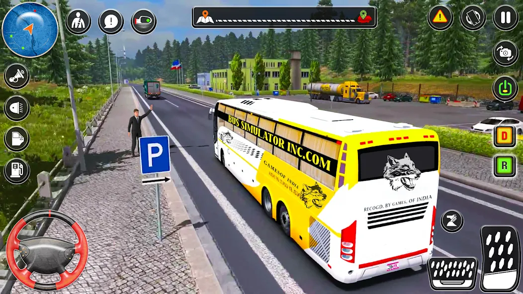 City Coach Bus City Bus Games [МОД: Деньги, Монеты и Меню MOD] Screenshot 5