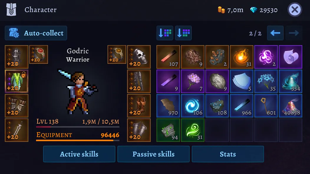 Darkrise - Pixel Action RPG (Даркрайс) [МОД: Много монет, Открытые уровни и Мега MOD] Screenshot 5