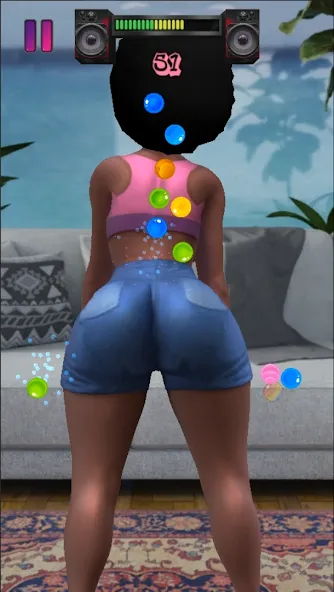 Twerk Hero: A Dance Game (Тверкгерой) [МОД: Меню, Бесконечные монеты и Открытые уровни] Screenshot 4
