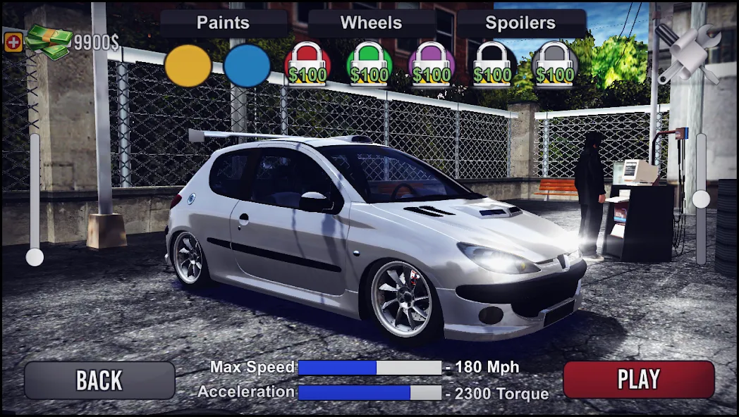 206 Drift Simulator (Дрифт Симулятор) [МОД: Много денег, Монет и Все открыто] Screenshot 2