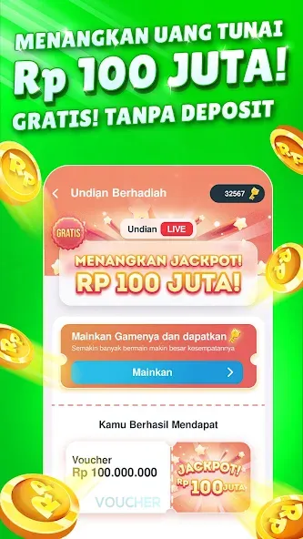 MAGER - Game Penghasil Uang (МАГЕР) [МОД: Меню, Бесконечные монеты и Открытые уровни] Screenshot 2