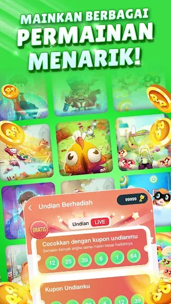 MAGER - Game Penghasil Uang (МАГЕР) [МОД: Меню, Бесконечные монеты и Открытые уровни] Screenshot 4