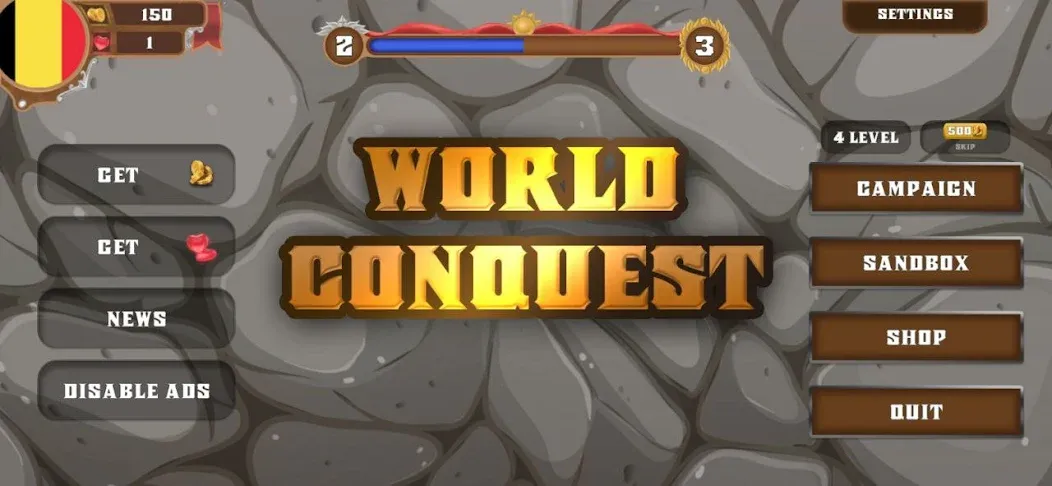 World conquest: Europe 1812 (Всемирное завоевание) [МОД: Бесконечные деньги, Монеты и Мега MOD] Screenshot 5