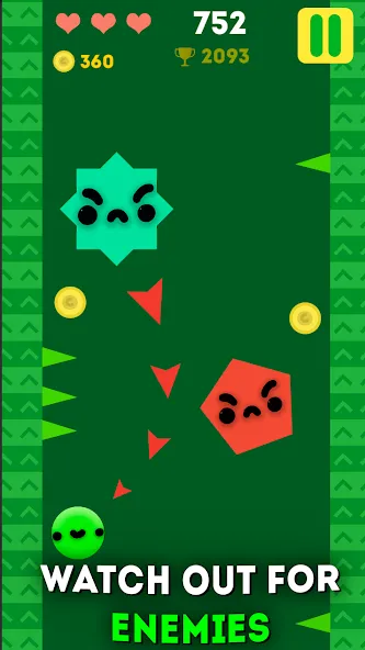 Smile & Spikes [МОД: Много монет, Открытые уровни и Мега MOD] Screenshot 3