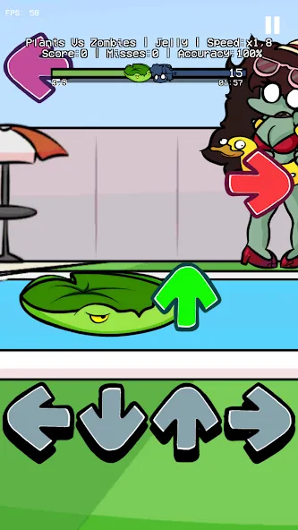 Plants vs Rappers Beat Battles (ФНФ Растения против Рэп Фанкеров мод) [МОД: Деньги, Монеты и Меню MOD] Screenshot 2