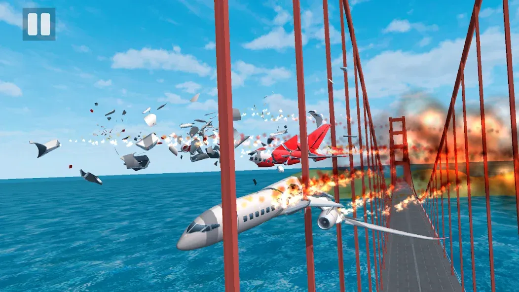 Plane Crash: Flight Simulator (Плейн Краш) [МОД: Много денег, Монет и Все открыто] Screenshot 2