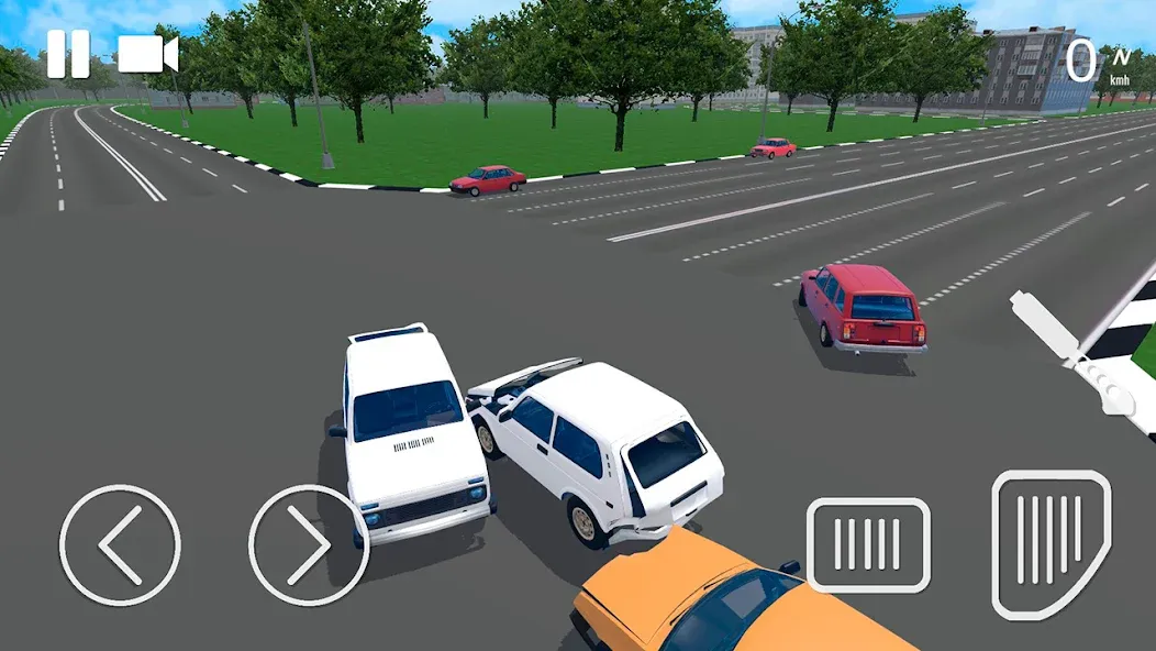 Russian Car Crash Simulator (Рашн Кар Краш Симулятор) [МОД: Много денег, Монет и Все открыто] Screenshot 5