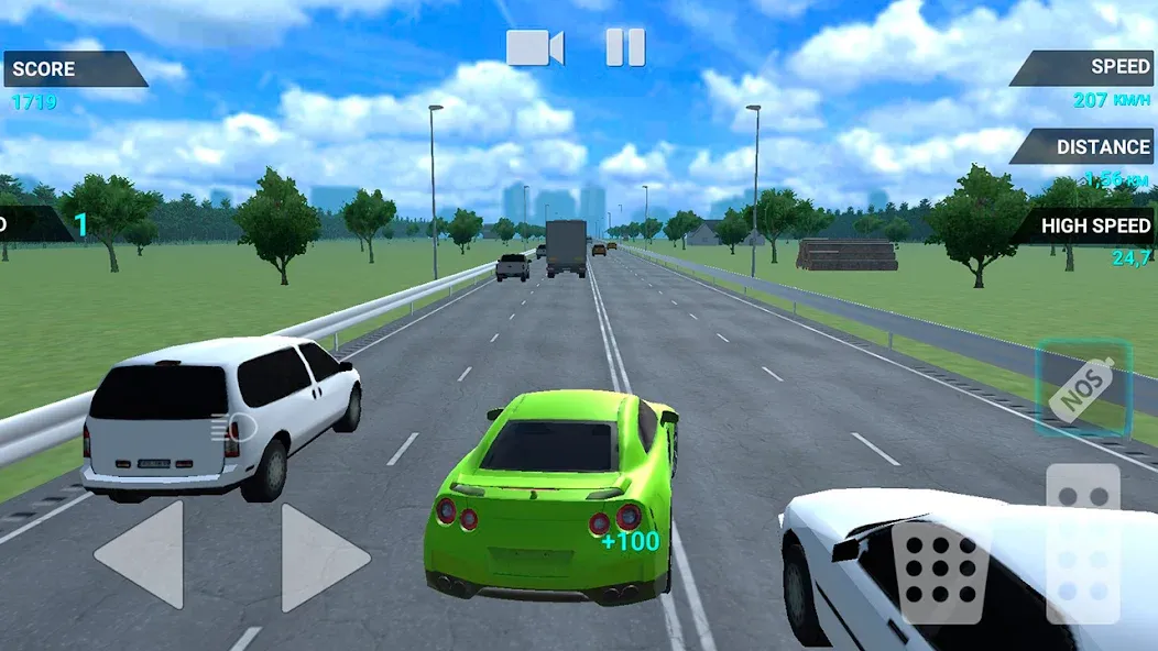 Traffic Racer Speeding Highway (Трафик Рейсер Скоростная Шоссе) [МОД: Много денег, Монет и Все открыто] Screenshot 3