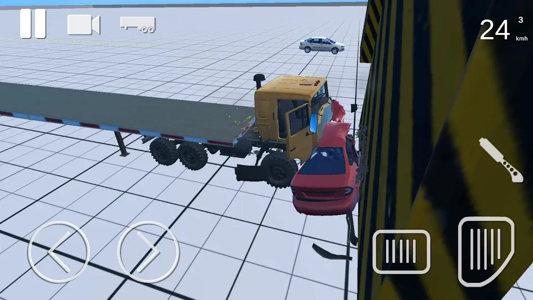 Truck Crash Simulator Accident (Симулятор ДТП с грузовиком) [МОД: Все открыто, Дополнительные деньги и Меню MOD] Screenshot 4