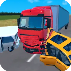 Скачать Truck Crash Simulator Accident (Симулятор ДТП с грузовиком) [МОД: Все открыто, Дополнительные деньги и Меню MOD] | Взлом Truck Crash Simulator Accident на Андроид