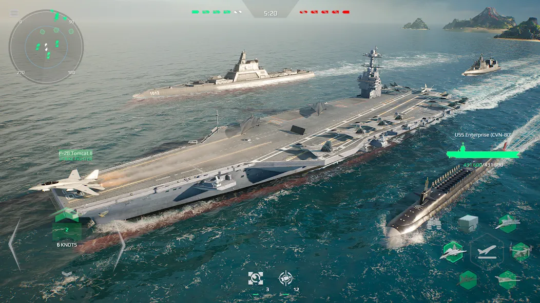 Modern Warships: Naval Battles (МОДЕРН ВАРШИПС) [МОД: Все открыто, Дополнительные деньги и Меню MOD] Screenshot 2