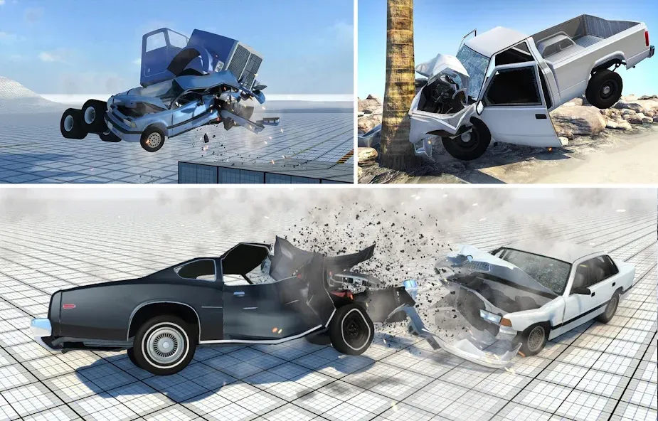 Car Crash Damage Engine Wreck (Кар Крэш Дамаг Энджин Врек) [МОД: Меню, Бесконечные монеты и Открытые уровни] Screenshot 3
