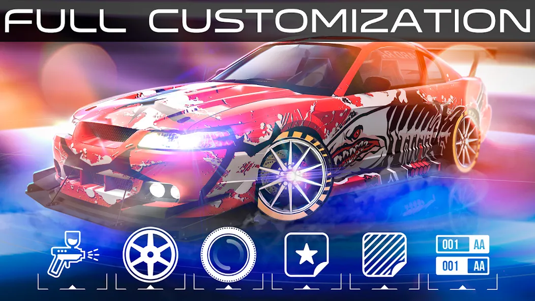 Hard Racing - Real Drag Racing (Хард Рейсинг) [МОД: Много монет, Открытые уровни и Мега MOD] Screenshot 4