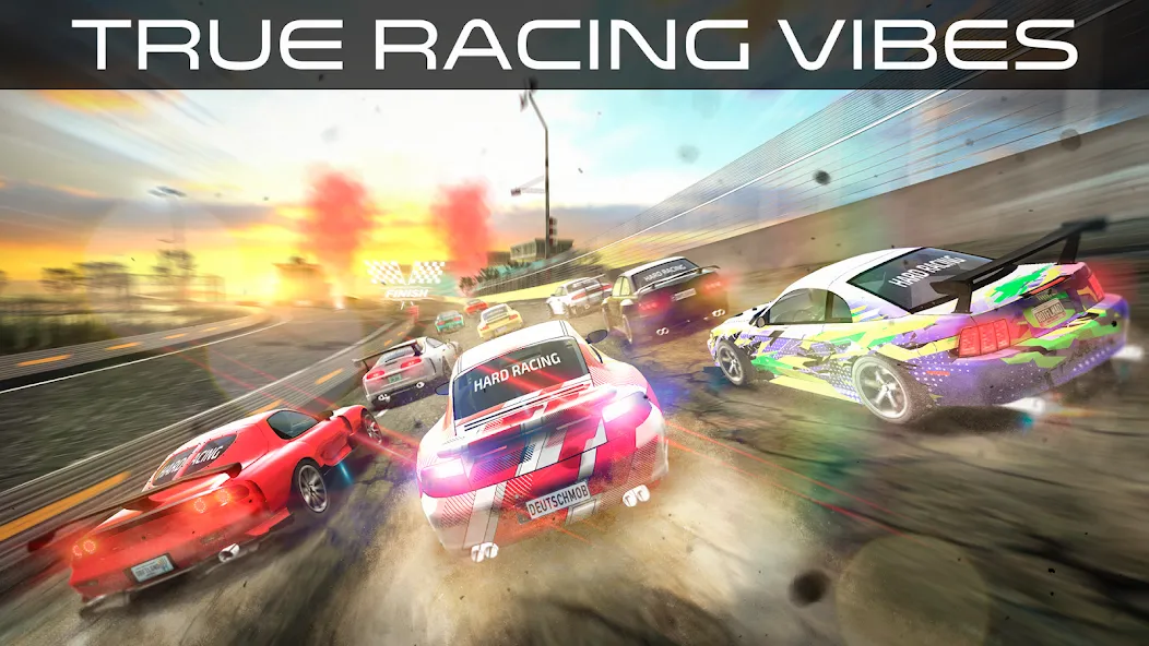 Hard Racing - Real Drag Racing (Хард Рейсинг) [МОД: Много монет, Открытые уровни и Мега MOD] Screenshot 5