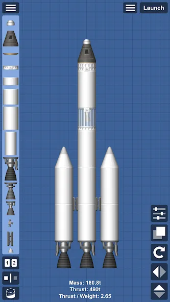 Spaceflight Simulator (Спейсфлайт Симулятор) [МОД: Все открыто, Дополнительные деньги и Меню MOD] Screenshot 1