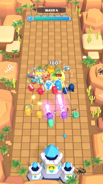 Dice Roll Defense (Дайс Ролл Дефенс) [МОД: Много денег, Монет и Все открыто] Screenshot 3