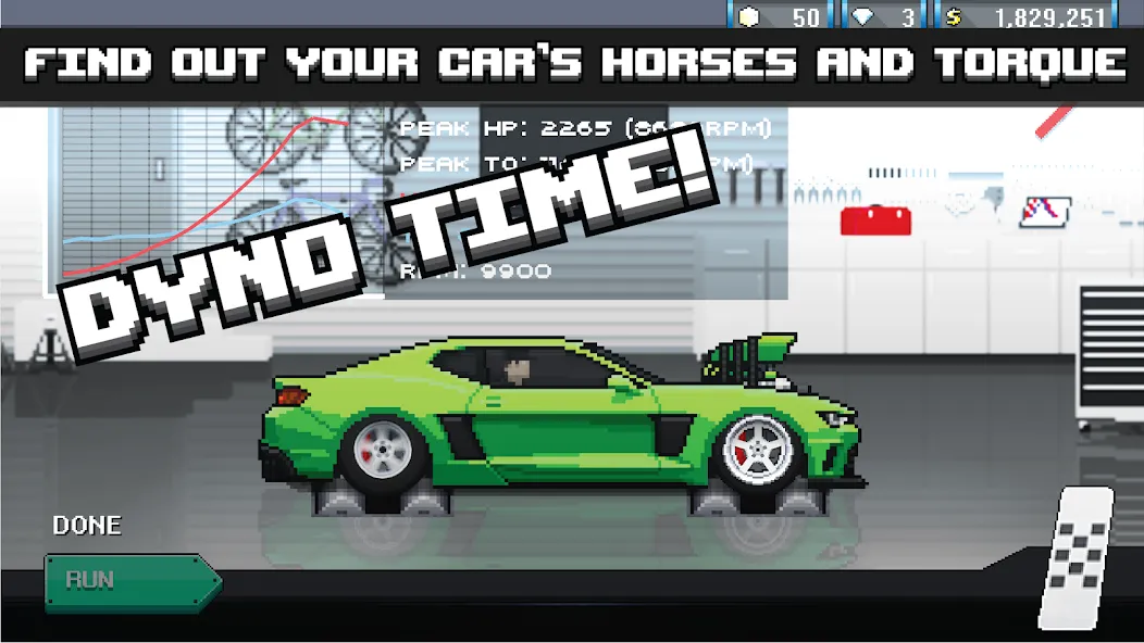Pixel Car Racer (Пиксельный гоночный автомобиль) [МОД: Меню, Бесконечные монеты и Открытые уровни] Screenshot 3