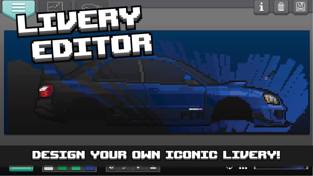 Pixel Car Racer (Пиксельный гоночный автомобиль) [МОД: Меню, Бесконечные монеты и Открытые уровни] Screenshot 5
