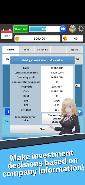 Stock Game - Capitalism [МОД: Много денег, Монет и Все открыто] Screenshot 2