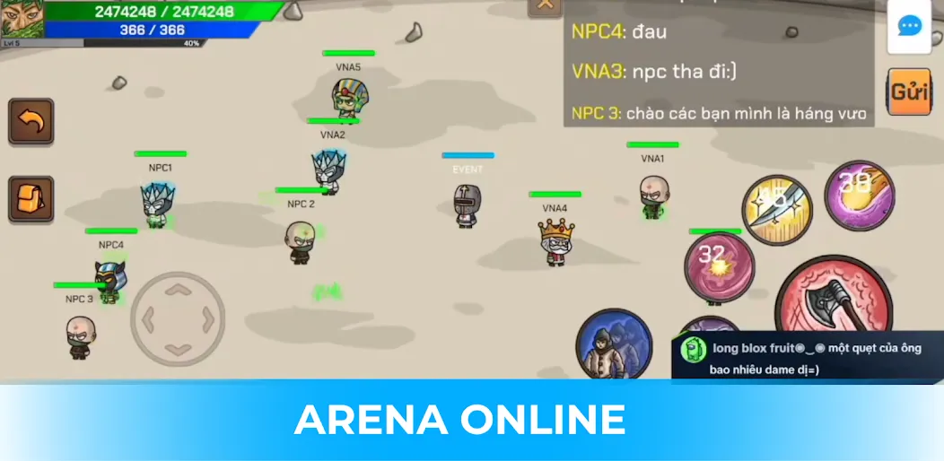 Chibi Survivor Online (Чиби Выживание Онлайн) [МОД: Бесконечные деньги, Монеты и Мега MOD] Screenshot 3