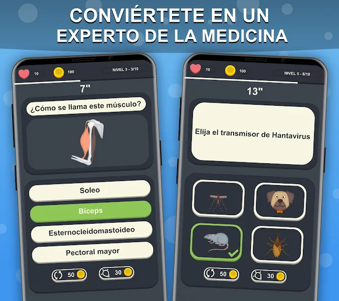 Doctor Trivia - Quiz Medicina (Доктор Тривия) [МОД: Много денег, Монет и Все открыто] Screenshot 1