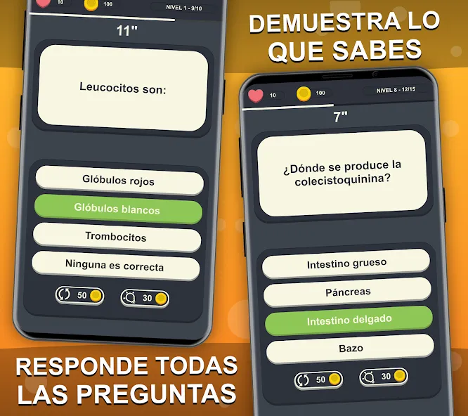 Doctor Trivia - Quiz Medicina (Доктор Тривия) [МОД: Много денег, Монет и Все открыто] Screenshot 4